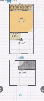 广场后巷41号宿舍楼2楼 43平米 153万