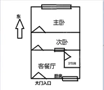 城西街264号宿舍楼2楼 36平米 148万