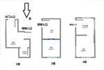 解北后巷164号大院内 71平米 243万 小学2028 初中不占 砖结构落地房1-3楼
