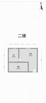 仓桥后巷45号宿舍楼2楼越3楼  58平米 148万