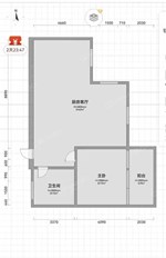 百榕1栋3楼 50平米 208万