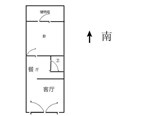 百东65号宿舍楼1楼 51平米 132万 正街店连屋