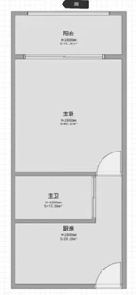 百榕2栋4楼 38平米 178万 百榕楼梯房最小面积