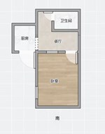 三官殿62号宿舍楼1楼 21平米 99万