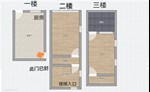朱彭巷23弄内落地房1-3楼 73平米 168万 不占名额