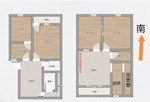 安平坊11号宿舍楼6楼 46.51平米 买一层送一层 实际90平米 119万