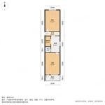 百东65-1-101 50.75平米 住宅做店面 135万